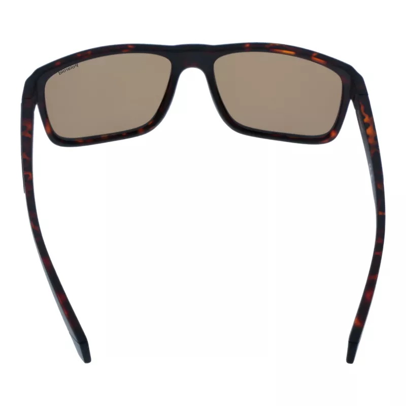 Óculos de sol retangulares de homem Polaroid PLD2158S58HGC - armação preta lentes polarizadas cinzentas 58mm