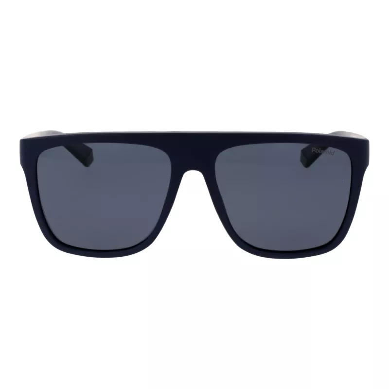 Óculos de sol de homem Polaroid PLD2162S56FLL retangulares - armação Havana lentes verdes polarizadas
