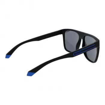Óculos de sol retangulares de homem POLAROID PLD2162S580VK - Armação preta, lentes cinzentas polarizadas, 58 mm
