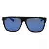 Óculos de sol retangulares de homem POLAROID PLD2162S580VK - Armação preta, lentes cinzentas polarizadas, 58 mm