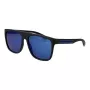 Óculos de sol retangulares de homem POLAROID PLD2162S580VK - Armação preta, lentes cinzentas polarizadas, 58 mm