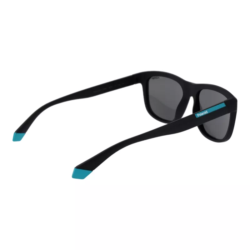 Óculos de sol unissexo Polaroid PLD2163/S - armação preta, lentes polarizadas cinzentas - 54 mm