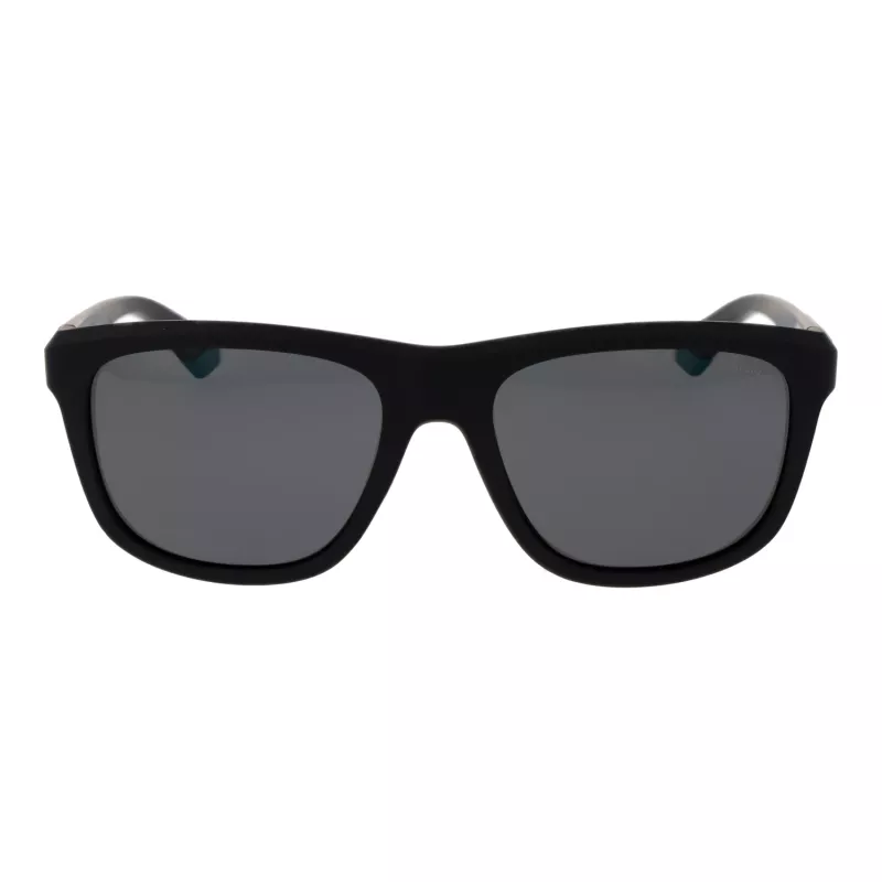 Óculos de sol unissexo Polaroid PLD2163/S - armação preta, lentes polarizadas cinzentas - 54 mm