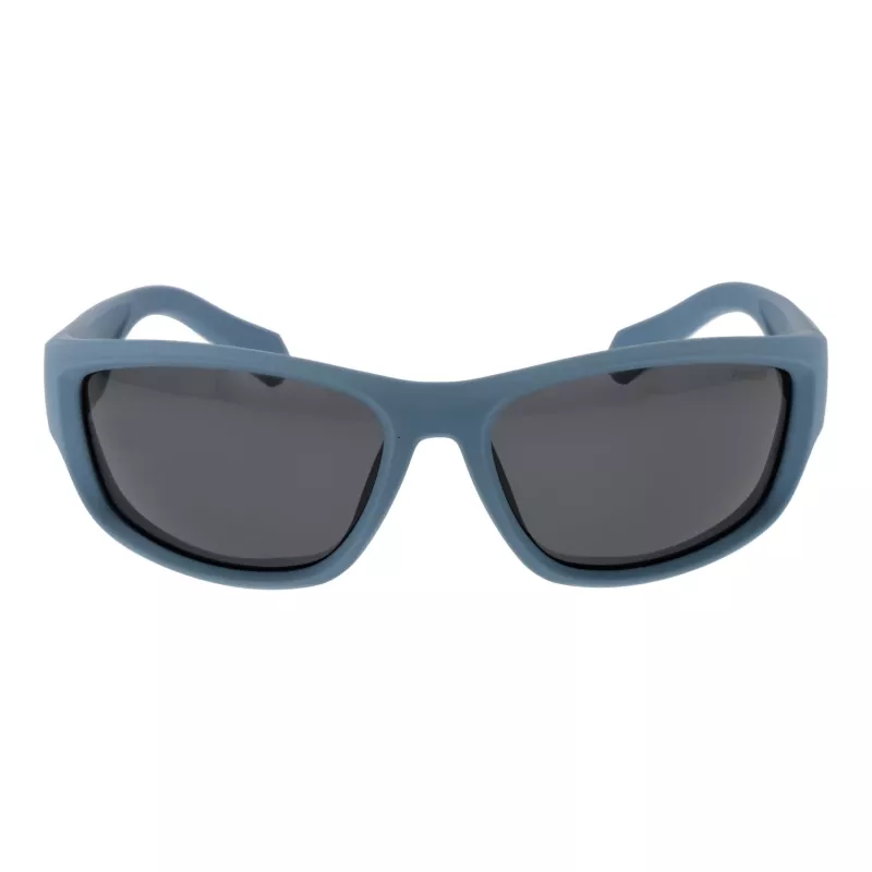 Óculos de sol de homem POLAROID PLD2166S62FLL retangulares - armação preta lentes cinzentas polarizadas 62/17/130 mm