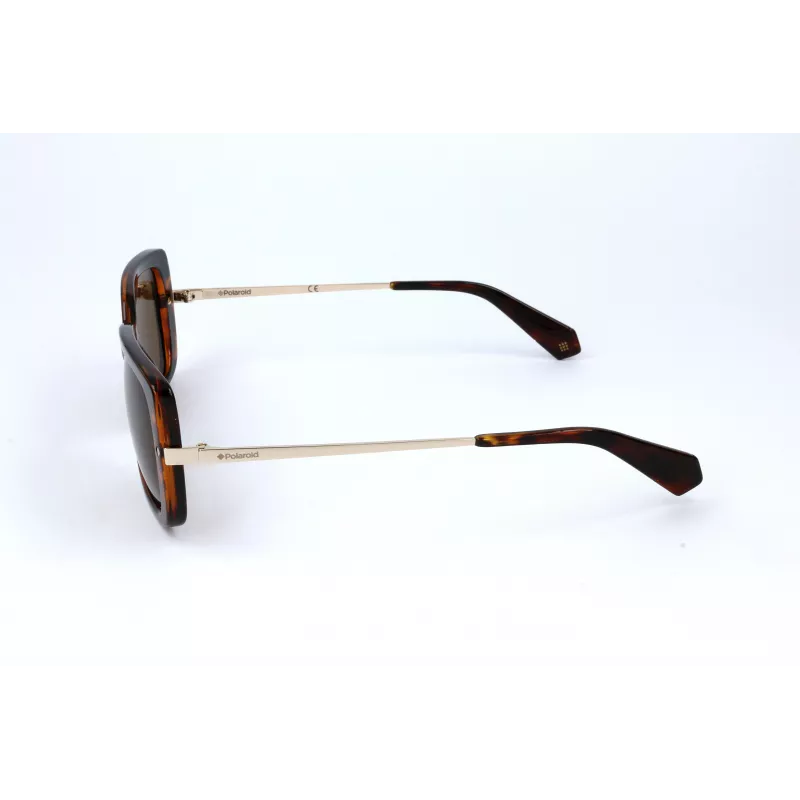 Óculos de sol Polaroid PLD4075-S-86 mulher quadrados Havana castanho polarizados