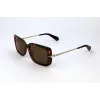 Óculos de sol Polaroid PLD4075-S-86 mulher quadrados Havana castanho polarizados
