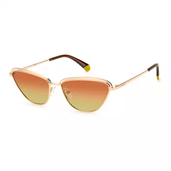 Óculos de sol POLAROID PLD4102SDDB Mulher - Armação de acetato Havana Castanho, Lentes castanhas polarizadas, 56 mm