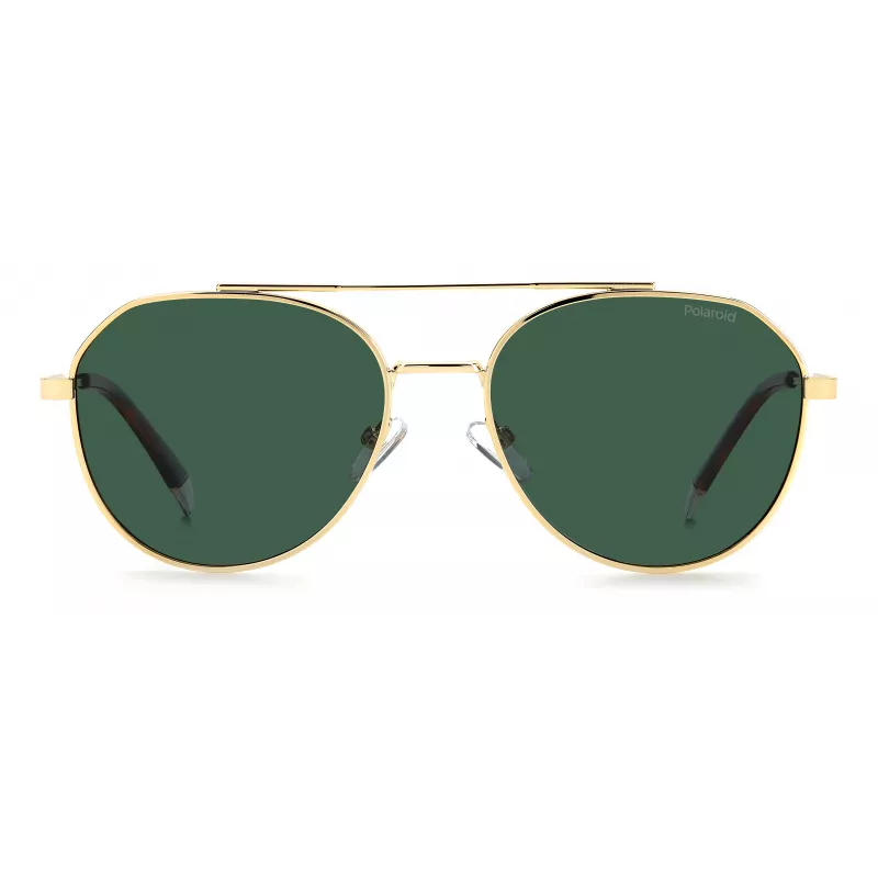 POLAROID PLD4119SXJ5GU Óculos de sol polarizados de homem - armação preta mate, lentes cinzentas, 56 mm