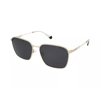 Óculos de sol de homem Polaroid PLD4120GSXLOJ armação Havana castanho degradê lente polarizada 59mm
