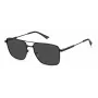 Óculos de sol de homem POLAROID PLD4134SX807M polarizados - armação preta lentes cinzentas 57mm