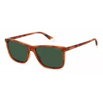 Óculos de sol de homem POLAROID PLD4137S0UC polarizados - armação preta lentes cinzentas 58mm