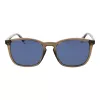 Polaroid PLD4139/S Óculos de sol retangulares de homem - armação Havana, lentes polarizadas verdes, 54mm