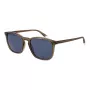 Polaroid PLD4139/S Óculos de sol retangulares de homem - armação Havana, lentes polarizadas verdes, 54mm