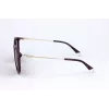 Óculos de sol retangulares unissexo POLAROID PLD4143SXB3V - armação preta, lentes polarizadas cinzentas, 53 mm