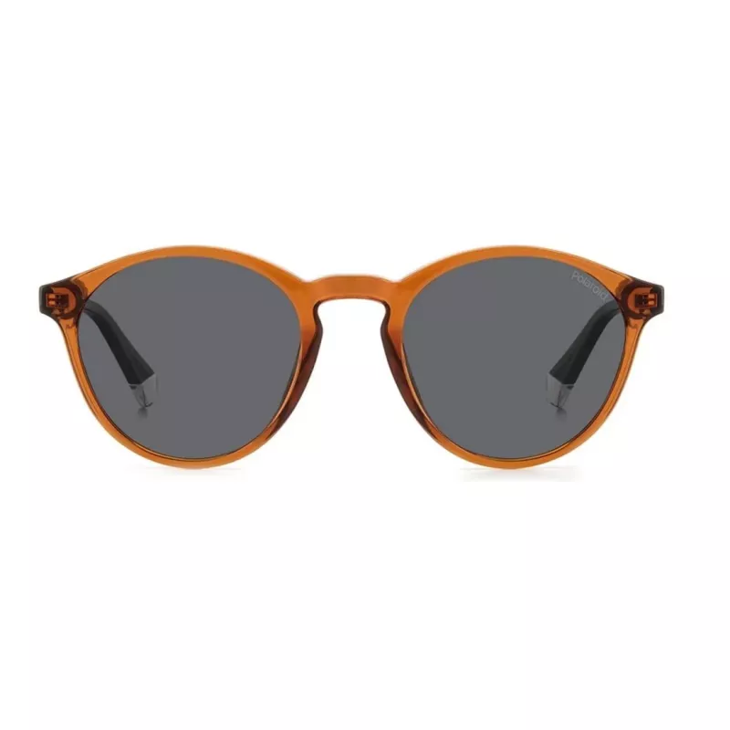 Óculos de sol de homem POLAROID PLD4153S09Q com design square-pilot - armação preta, lentes cinzentas polarizadas