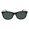 Óculos de sol retangulares Polaroid PLD4161S55086 mulher - armação Havana tartaruga, lentes polarizadas castanhas, 55mm