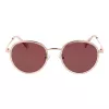 Óculos de sol retangulares Polaroid PLD4173GSX51D unissexo - armação preta, lentes cinzentas polarizadas, 51 mm