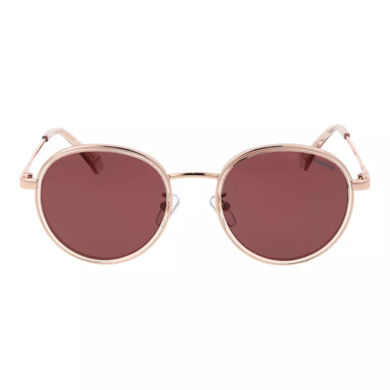 Óculos de sol retangulares Polaroid PLD4173GSX51D unissexo - armação preta, lentes cinzentas polarizadas, 51 mm