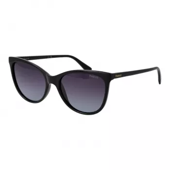 Óculos de sol retangulares de mulher Polaroid PLD4179S55807 - armação Havana tartaruga, lentes polarizadas castanhas, 55 mm