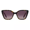 Óculos de sol de mulher Polaroid PLD4189S086, quadrados - armação de acetato havana, lentes cinzentas polarizadas
