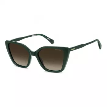 Óculos de sol quadrados de mulher Polaroid PLD4189S1ED Havana - Lentes castanhas polarizadas