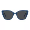 Óculos de sol de mulher Polaroid PLD4189SMVU - armação preta, lentes cinzentas polarizadas, 53 mm