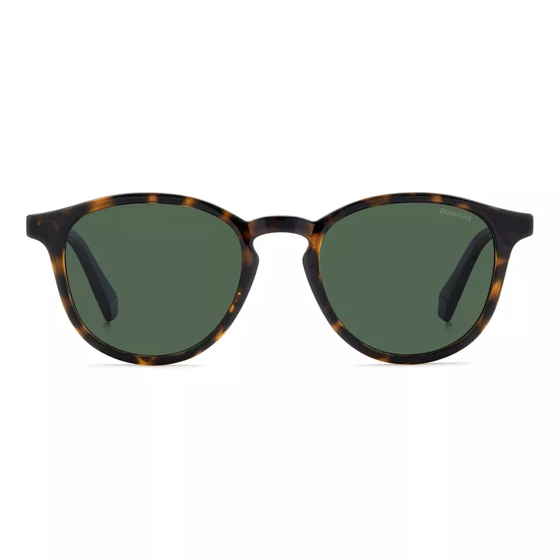 Óculos de sol de homem Polaroid PLD4191/S 086 - Armação Havana, lentes cinzentas polarizadas