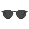 Óculos de sol Polaroid PLD4191S4C3 homem - armação quadrada cinzenta com lentes cinzentas polarizadas