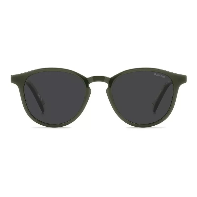 Óculos de sol Polaroid PLD4191S4C3 homem - armação quadrada cinzenta com lentes cinzentas polarizadas