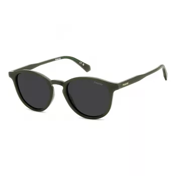 Óculos de sol Polaroid PLD4191S4C3 homem - armação quadrada cinzenta com lentes cinzentas polarizadas