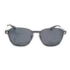 Óculos de sol retangulares unissexo POLAROID PLD6119GCSJ5G - Armação Havana, lentes cinzentas polarizadas, 53 mm
