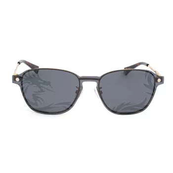 Óculos de sol retangulares unissexo POLAROID PLD6119GCSJ5G - Armação Havana, lentes cinzentas polarizadas, 53 mm