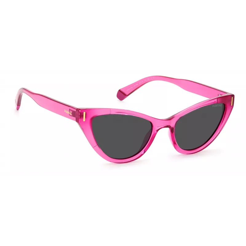 Óculos de sol de mulher Polaroid PLD6174/S armação em acetato Havana lentes polarizadas castanhas 52 mm