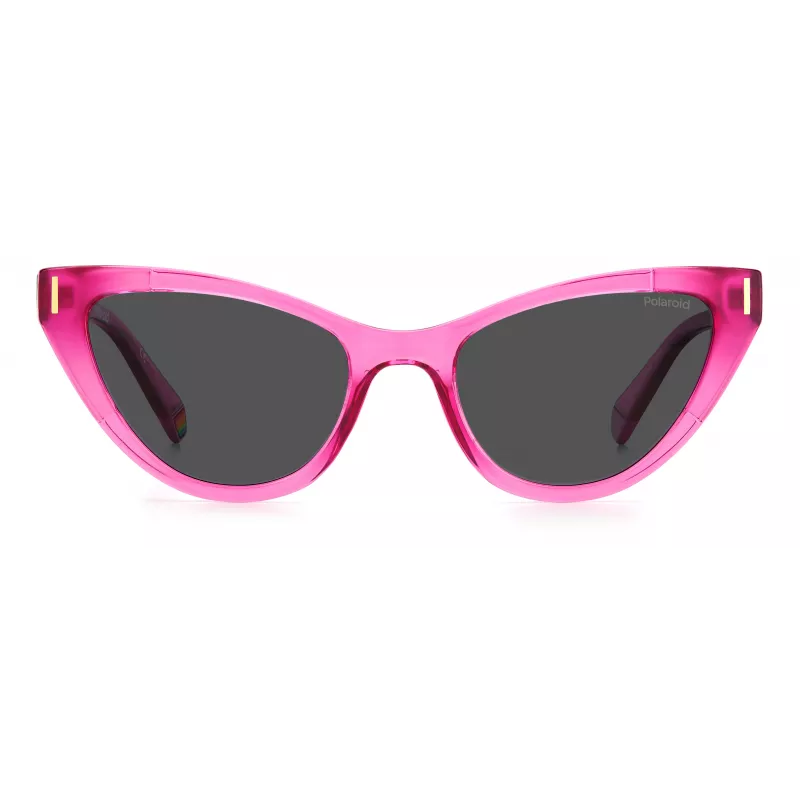 Óculos de sol de mulher Polaroid PLD6174/S armação em acetato Havana lentes polarizadas castanhas 52 mm