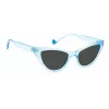 Óculos de sol de mulher Polaroid PLD6174SMVUM9 - Armação Havana, lentes castanhas degradê polarizadas, 52mm