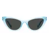 Óculos de sol de mulher Polaroid PLD6174SMVUM9 - Armação Havana, lentes castanhas degradê polarizadas, 52mm