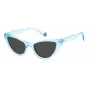 Óculos de sol de mulher Polaroid PLD6174SMVUM9 - Armação Havana, lentes castanhas degradê polarizadas, 52mm