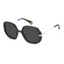 Óculos de sol de mulher Polaroid PLD6181SKB7 armação Havana/tartaruga lentes castanhas polarizadas 53mm