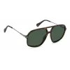 Óculos de sol unissexo Polaroid PLD6182/S - armação tartaruga havana, lentes castanhas polarizadas, 59 mm