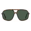 Óculos de sol unissexo Polaroid PLD6182/S - armação tartaruga havana, lentes castanhas polarizadas, 59 mm