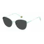 Óculos de sol de mulher Polaroid PLD6188S5CB - Armação de acetato Havana, lentes castanhas polarizadas, 55 mm