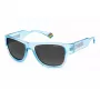 Óculos de sol quadrados unissexo POLAROID PLD6197SMCMVU Havana - Lentes castanhas polarizadas