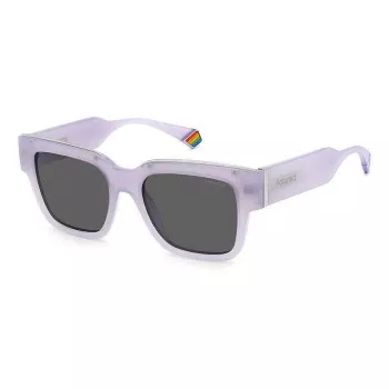 Óculos de sol unissexo Polaroid PLD6198SX789F - proteção polarizada UV400 - lente 52mm