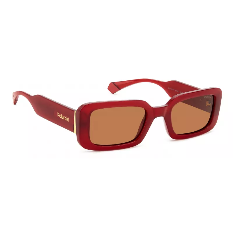 Óculos de sol POLAROID PLD6208SXC9AF mulher polarizados - armação preta lentes cinzentas 52mm