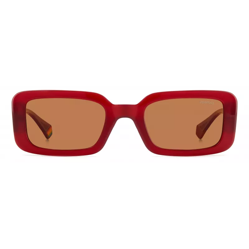 Óculos de sol POLAROID PLD6208SXC9AF mulher polarizados - armação preta lentes cinzentas 52mm