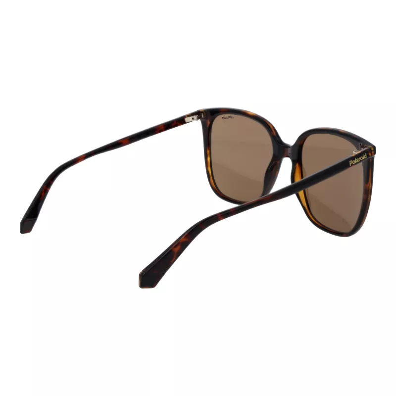 Óculos de sol aviador de mulher Polaroid PLD6218S56086 Havana Castanho Polarizado 56 mm
