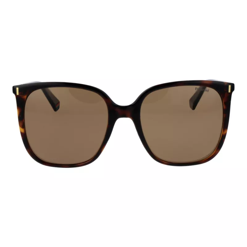 Óculos de sol aviador de mulher Polaroid PLD6218S56086 Havana Castanho Polarizado 56 mm