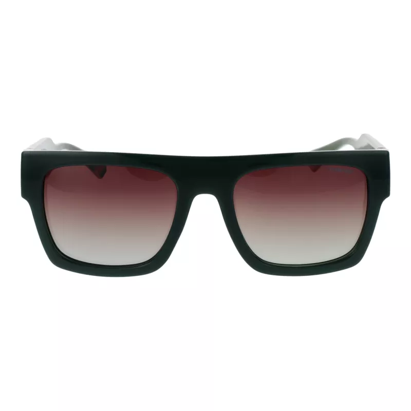 Óculos de sol Polaroid PLD6224SX541E unissexo retangulares - lentes cinzentas, armação preta/cinzenta