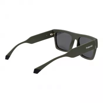 Óculos de sol unissexo POLAROID PLD6224SX543Y retangulares Havana verde 54 mm