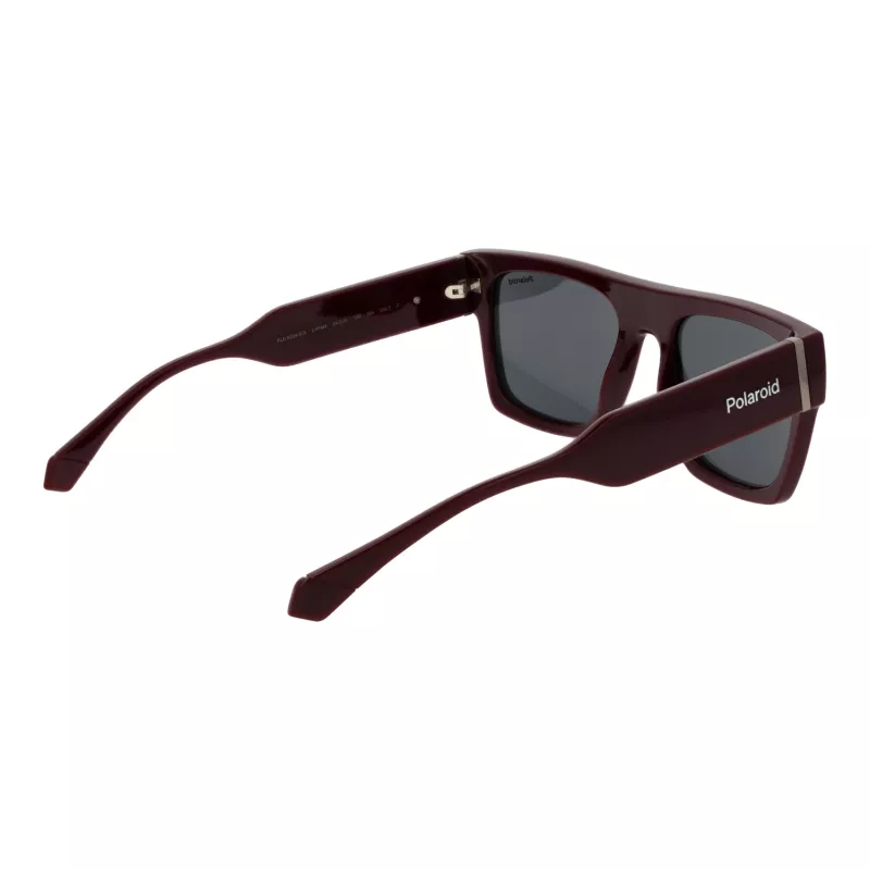Óculos de sol Polaroid PLD6224SX54LH unissexo - armação preta, lentes cinzentas, 54 mm